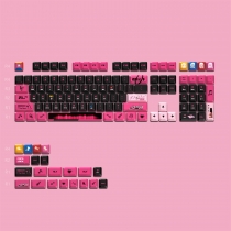 Hitori Bocchi 104+25 PBT Backlit Keycaps Set Cherry Profile for MX Switches Mechanical Gaming Keyboard